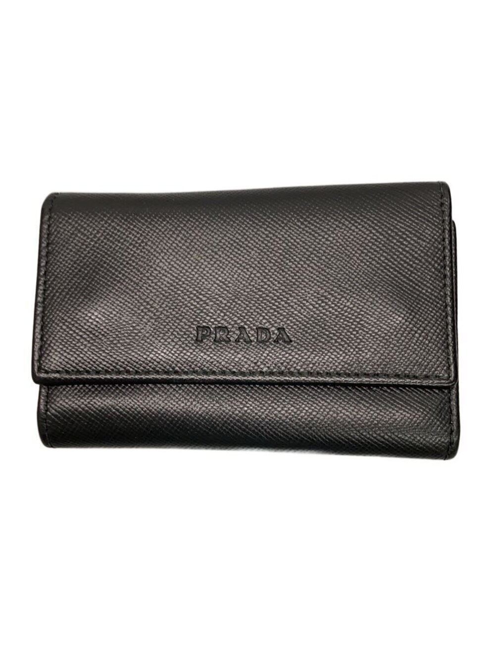 Prada Key Case Wallet Black